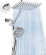 Dual Handheld Shower Head Combo, 2-In-1