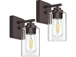 VerRon B0F1G9R61R Bronze Bathroom Wall Sconces Set of 2