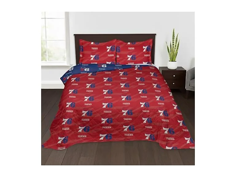 PHILADELPHIA 76ERS NBA Motion Vector Throw Blanket