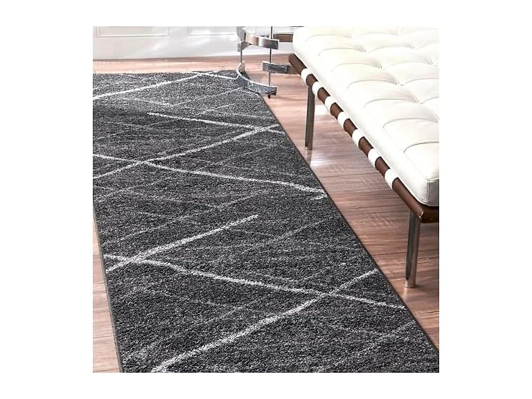 Nuloom Thigpen Runner 2x6 Charcoal/Grey