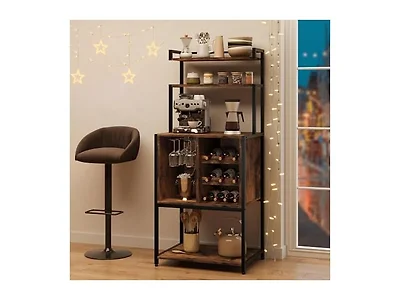Emorefun Tall Wine Rack Freestanding Floor, 5-Tier
