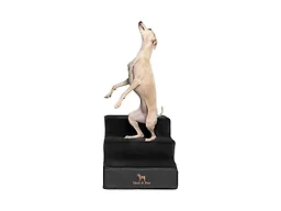 NOAH & PAW ST-STA-LE-BLK-3 NOAH & PAW Dog Stairs Charcoal