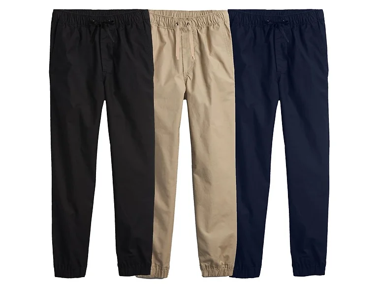 3PK Toddler's Classic Twill Joggers