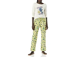 Amazon Essentials Disney | Marvel | Star Wars Women's Flannel Pajama Sleep Sets, Marvel Black Panther, XX-Large