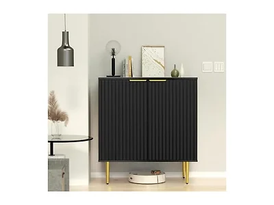 EOYUTLLY Fluted Buffet Cabinet