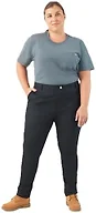 Dickies Womens Super Flex Twill Pant - Skinny, Dark Navy, 28
