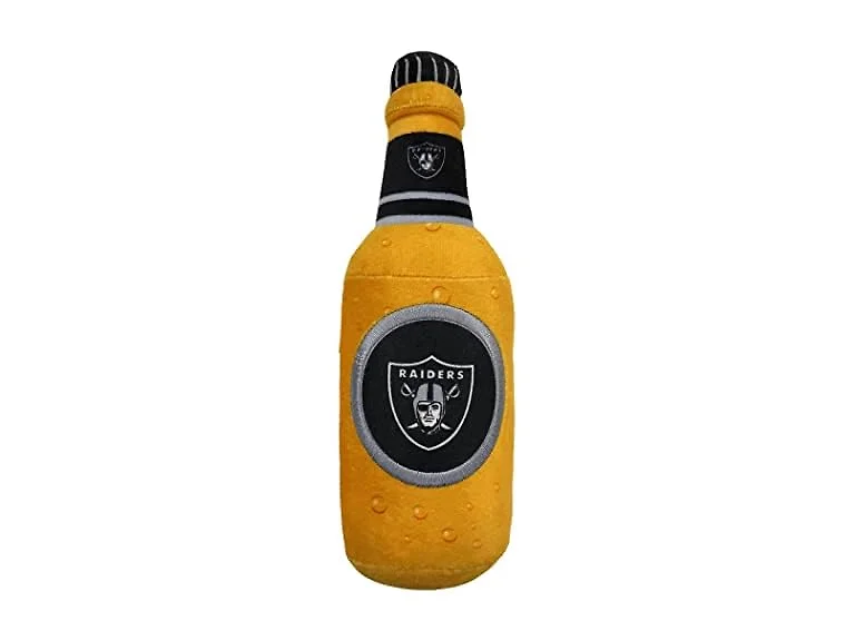Pets First NFL LAS Vegas Raiders Beer Bottle 