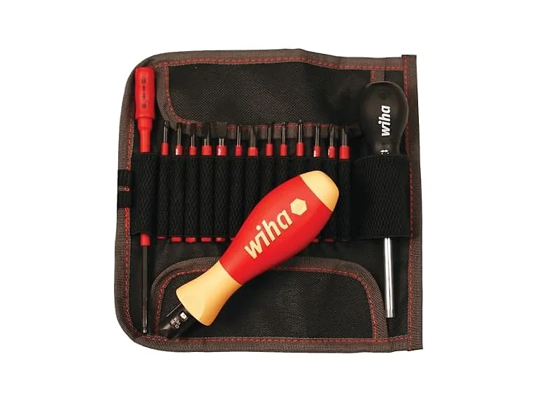 Wiha 28792 Insulated Torque Driver &  Blade Set 16Pc (Open Box)