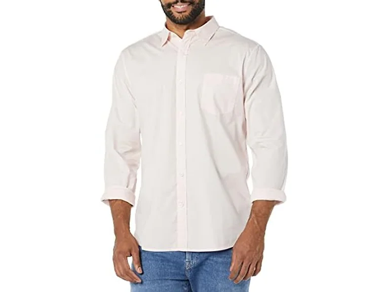 Amazon Essentials Men Long-sleeve Stretch Shirt