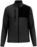 HEAD Men’s Martin Full Zip Midlayer – Power Stretch®, Quick-Dry Performance, Regular Fit-Black, Small (48)