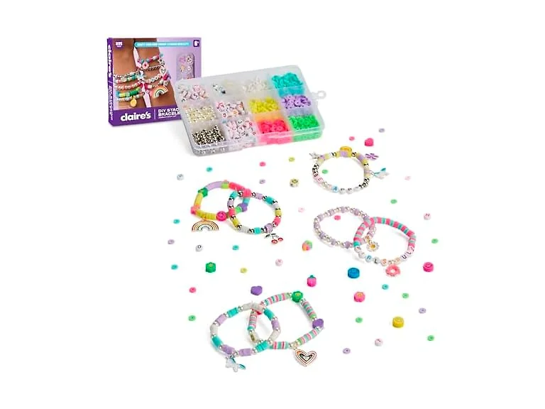 Claire's Girls DIY Bracelet Alphabet Kit
