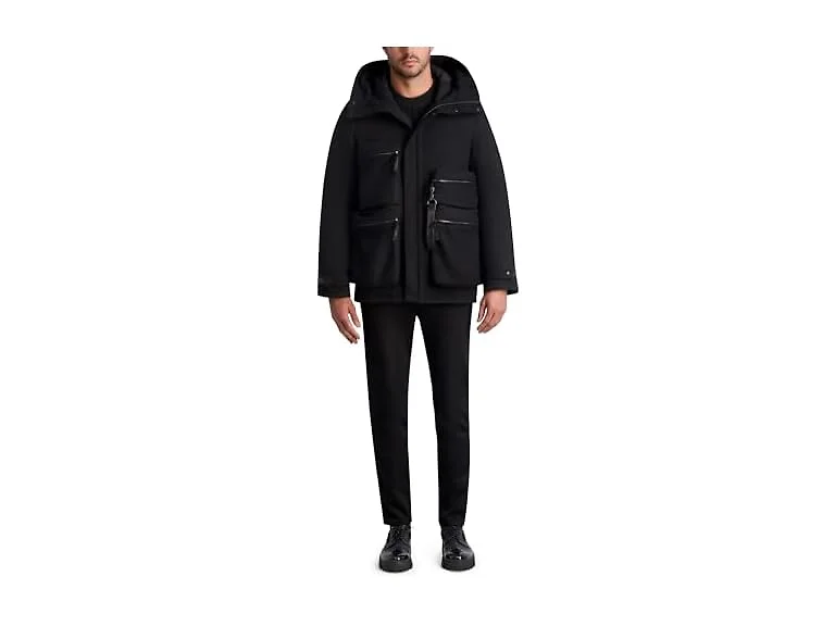 KARL LAGERFELD Sportswear jacket, black