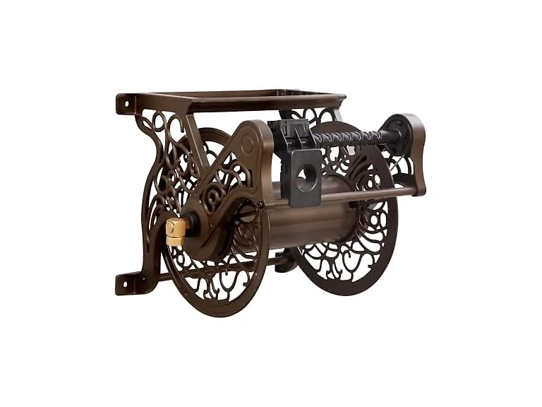 Liberty Garden Decorative Wall Mount Hose Reel