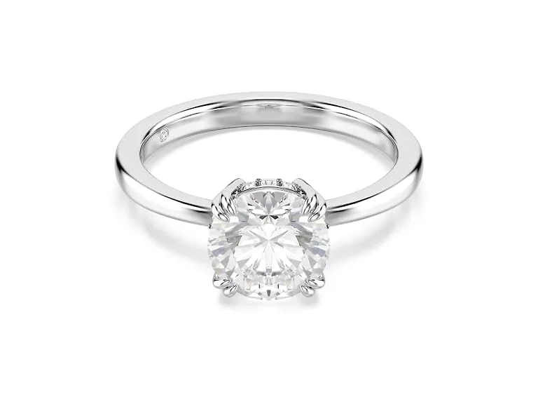 Swarovski Silver Stilla Cocktail Ring