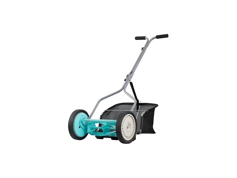14" 5-Blade Reel Mower with Grass Catcher