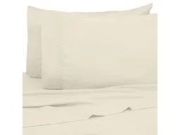 Bibb Home 1043 Full Dorm Room 200tc Cotton 3 Pc Sheet Set Iv