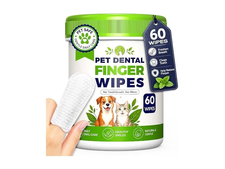 EDGEVEIL Dog Dental Wipes