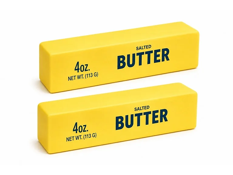 2-Pack Squishy Butter Stick Toy