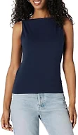 Amazon Essentials Women's Slim Fit Layering Tank, Navy, XX-Small