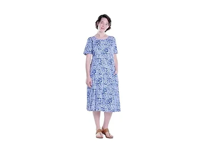 LA CERA Women's 100% Cotton Floral