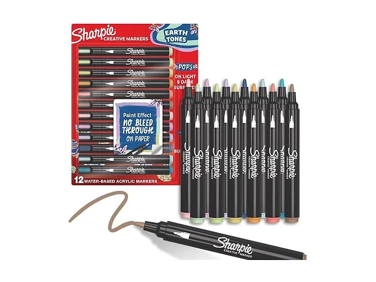 Sharpie Creative Markers, Earth Tones