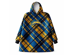 Pegasus FWD-PEG-NFL-6C38 NFL Team Cozy Sherpa Hoodie - OSFM Los Angeles Chargers 