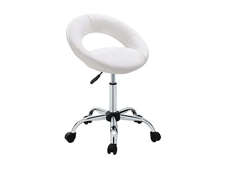 Duhome White Adjustable Task Chairs