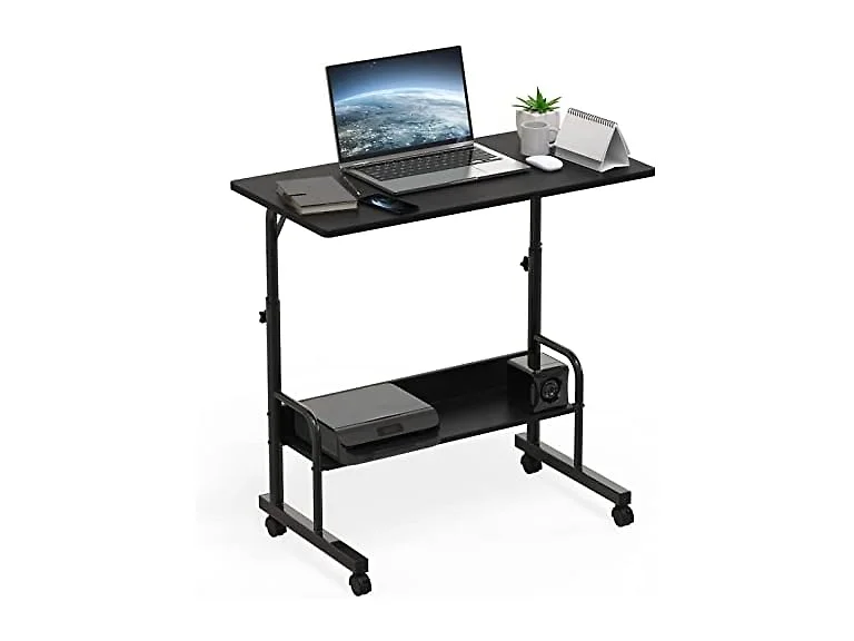 SHW 30.5" to 40.5" Height Adjustable Mobile Standing Desk
