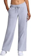 HEAD Women’s Wide Leg Pant, Relaxed Fit, 30” Inseam, Soft Heavyweight Material Grey Heather, Small