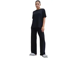 Talmont MQ-PJ-BLK-S S Talmont Womens Pajama 2pc Lo
