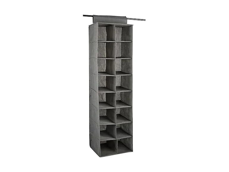 Simplify 16 Pocket Shoe Organizer in Grey