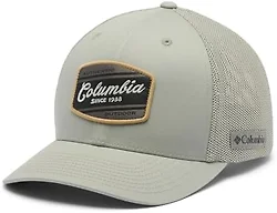 Columbia Unisex Mesh Ball Cap, Flint Grey/Authentic Outdoor, L/XL