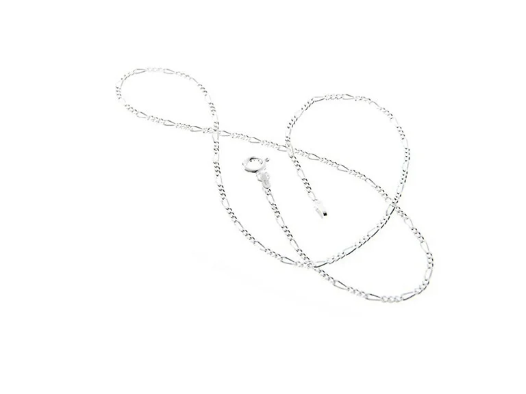 Yeidid Sterling Silver Figaro Chains 16"-30"
