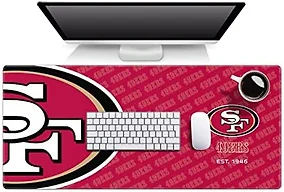YouTheFan NFL San Francisco 49ers Logo Series Desk Pad