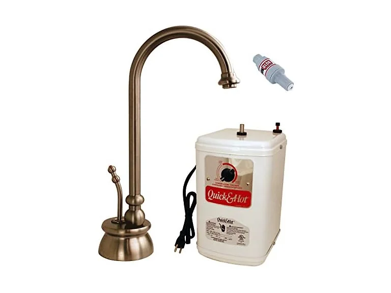 Westbrass A261HFP-11 10" Calorah 1-Handle Hot Water Dispenser