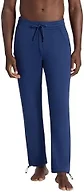 Gaiam Men’s Flow State Pant, Relaxed Fit, 29” Inseam, Stretch Lightweight Material, Medieval Blue, Large