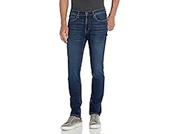 Amazon Essentials Men's Skinny-Fit Stretch Jean - Discontinued Colors, Dark Blue Vintage, 32W x 28L