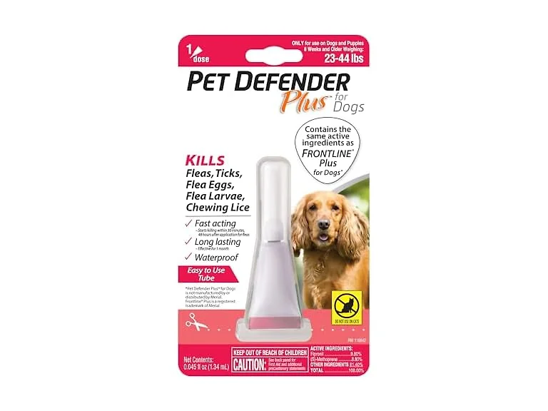Pet Defender Plus for Dogs & Puppies Flea & Tick Topical