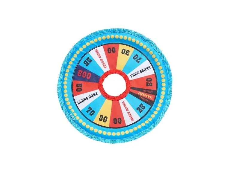Barkbox Fetch N' Win Wheel Dog Toy | Fluff-Free