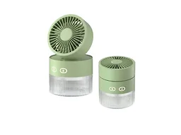 MQI MQ-DA689-GRN Mist Cooling Fan Compact Desktop Fan Green
