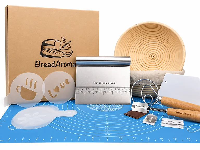 9 Piece Bread Proofing Basket Set