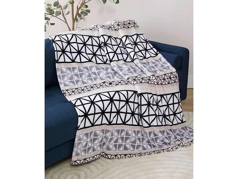 2Pk Microplush Throw Blankets Brexton
