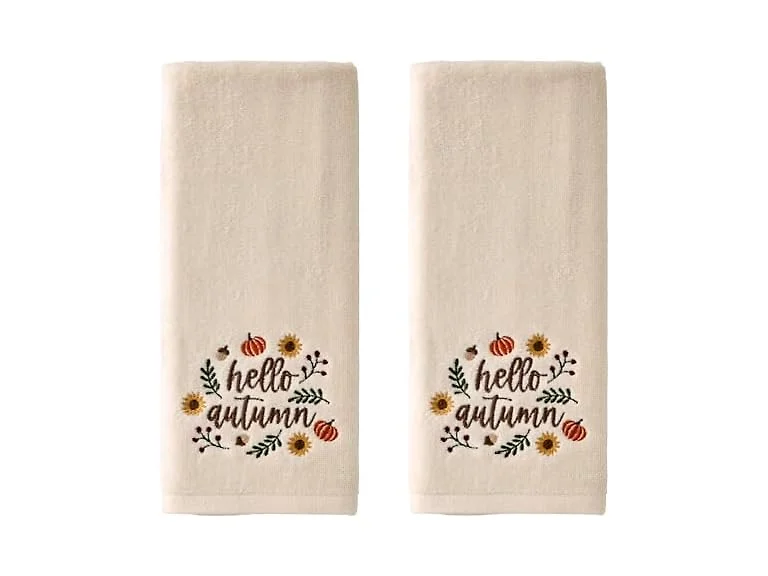 SKL Home Fall/Thanksgiving Autumn Wreath 100% Cotton