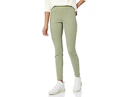 Amazon Essentials Women's Skinny Fit Mid-Rise Stretch Pull-On Jegging with Pockets - Discontinued Colors, Light Sage Green, 2 Short