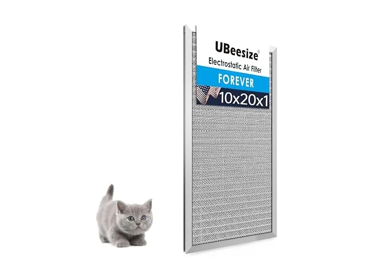 UBeesize Reusable 10x20x1 Filter MERV 8