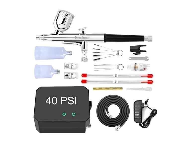 High Pressure Airbrush Kit w/ Compressor
