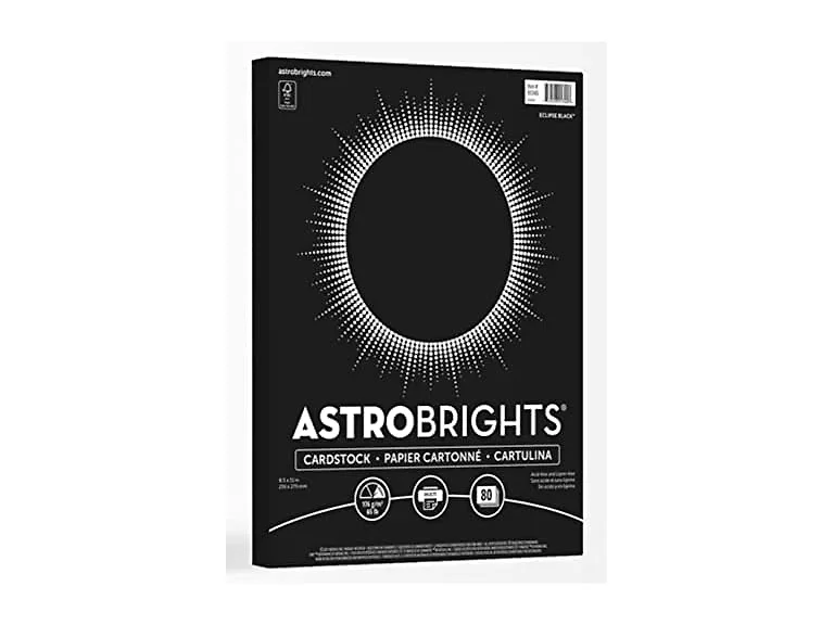 Astrobrights Color Cardstock, 65lb, 8