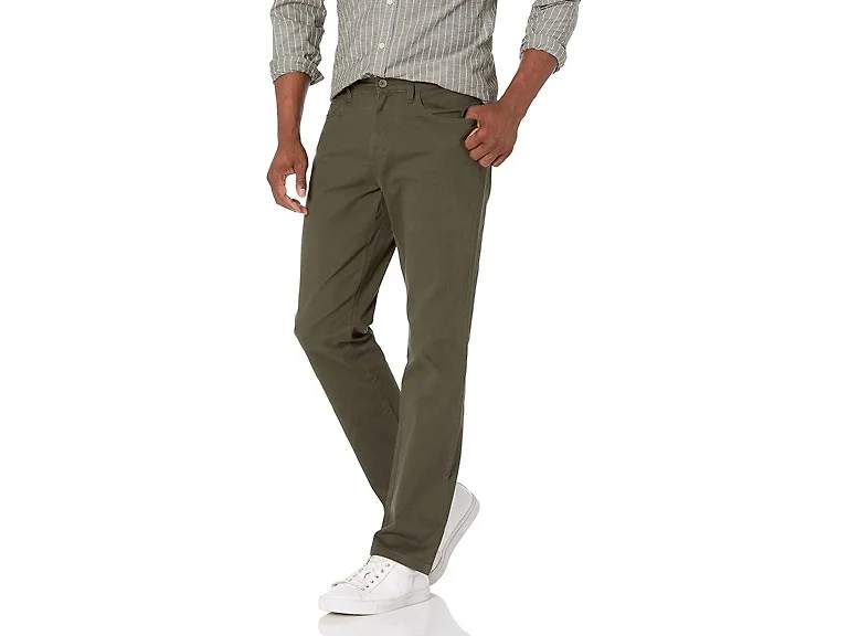 Amazon Essentials Men's Stretch Chino Pants Olive