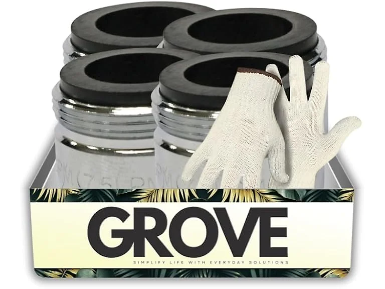 GROVE 4x Plumb Pak 13/16 in.-27 Chrome Plated