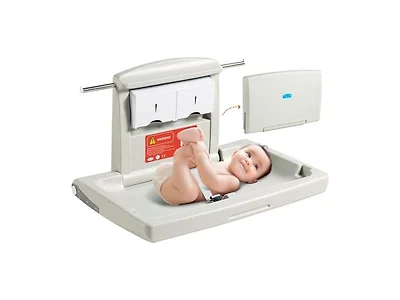 Wall-Mounted Baby Changing Station, Horizontal